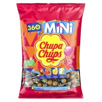 Chupa Chups Mini Lutscher 4 Sorten 360 Lollies Im NachfüLlbeutel 2160G