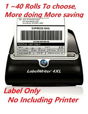4x6 Label Shipping Address Postage Labels 1744907 fit DYMO 4XL 220 per Roll 