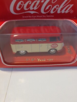 Solido Diecast Metal 1966 VW Combi Van Coca-Cola 1:43 Made in