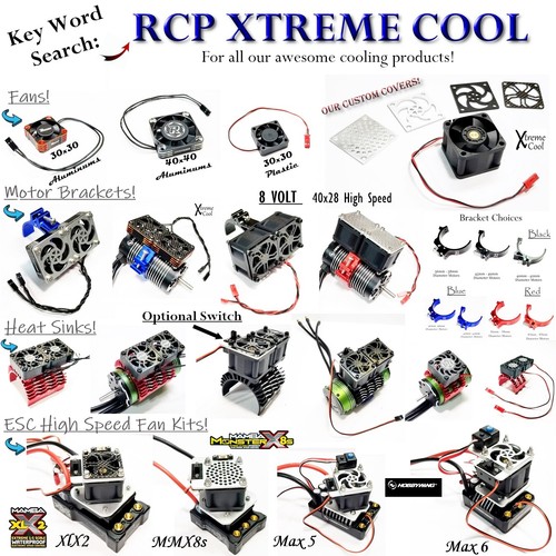 RCP Xtreme Cool Hobbywing Max 6 Ultimate Accessory Switch Plate System - Picture 8 of 23