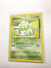 BULBASAUR - 44/102 - Base Set - 4th Print - 1999-2000 - Pokemon Card - PL