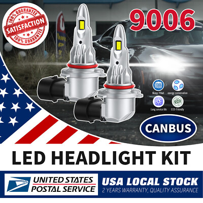 CANBUS 9006 HB4 CSP LED Headlight Low Beam Bulbs Kit Super White Bright Lamps