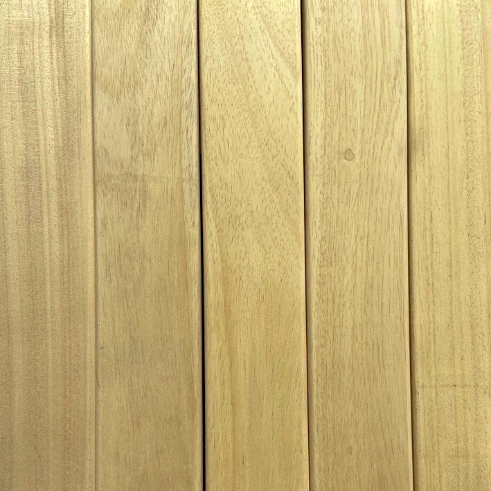 Abachi Saunabanklatten Saunabankholz L: 55 CM Saunaholz Abachi 