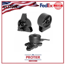 Front & Rear Motor Mount 3PCS for 1988 - 1991 Toyota Camry 2.5L for Auto Trans