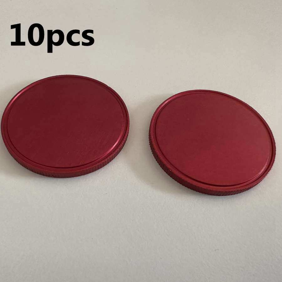 10PCS 40mm Blank Anodized Aluminum Challenge Coins Engraving DIY (red)-image