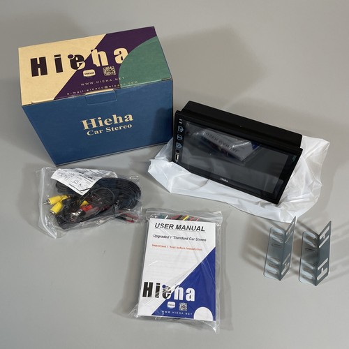 Hieha 7 Inch Double Din Car Stereo with 