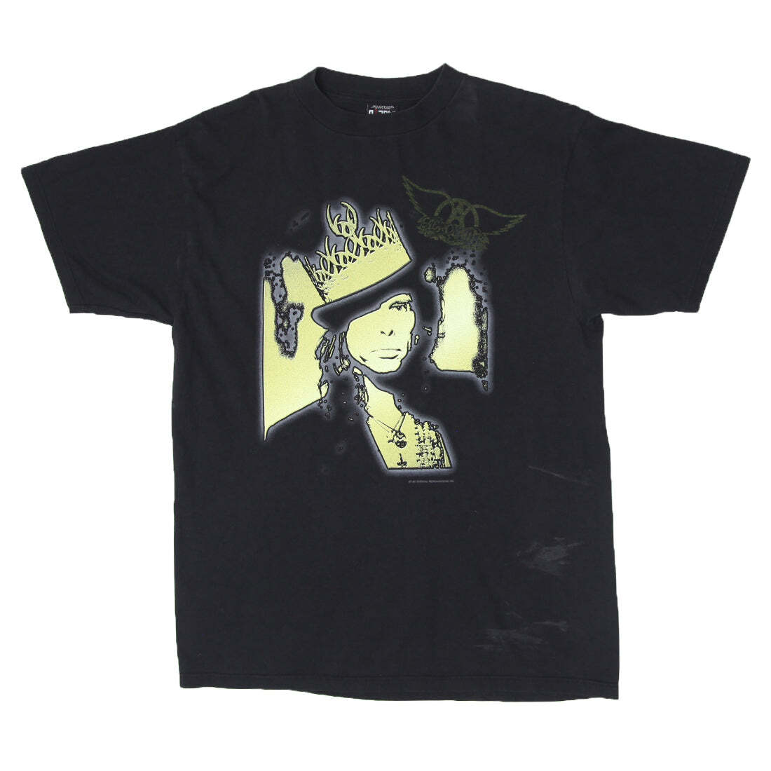 美品✨️エアロスミス97-98NINE LIVES TOUR TシャツL 1997-1998 Vintage Aerosmith Nine Lives Tour T-Shirt Black