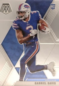 2020 Panini Mosaic Football Base Rookies 239: Gabriel Davis Panini Mosaic Base