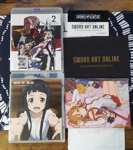 Sword Art Online Limited Edition (Blu Ray) Box Sets *Complete 1st season* RARE - Picture 8 of 10