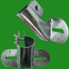 2x Stahl Fahnenmast Halter Metall Halterung Flagge Staff Wand Halterung,26-29mm