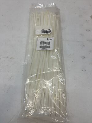 Standard Nylon Cable Tie, White, 14.5'' L, 50 lb