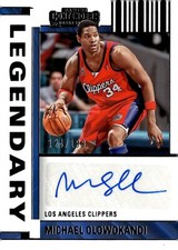 2022-23 Panini Contenders Legendary Contenders Auto #3 Michael Olowokandi /199