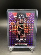 2022 Panini Mosaic Jerami Grant Purple Mosaic Prizm 87/99 Blazers 105 
