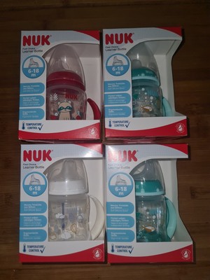 NUK Trinklernflasche mit weicher Trinktülle 150ml / 5oz First Choice 6 - 18 Mon