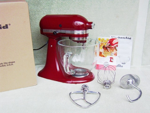 Nib Kitchenaid Deluxe Edition 5 Qt 10 Speed Tilt Head Stand Mixer
