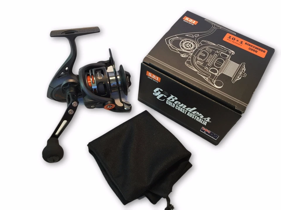 Carrete giratorio de pesca GC Bender 3000 combos de caña todoterreno caña de calidad AU agotada Foto 4 de 4