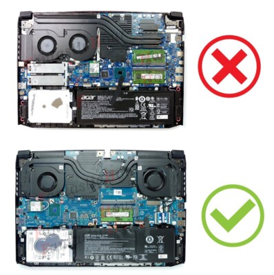 Genuine CPU GPU Cooling Fan for Acer Nitro AN515-55-79YB