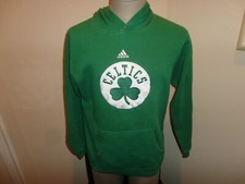 Adidas Boston Celtics NBA Basketball Hooded hoodie Sweatshirt 70-30 Youth XL