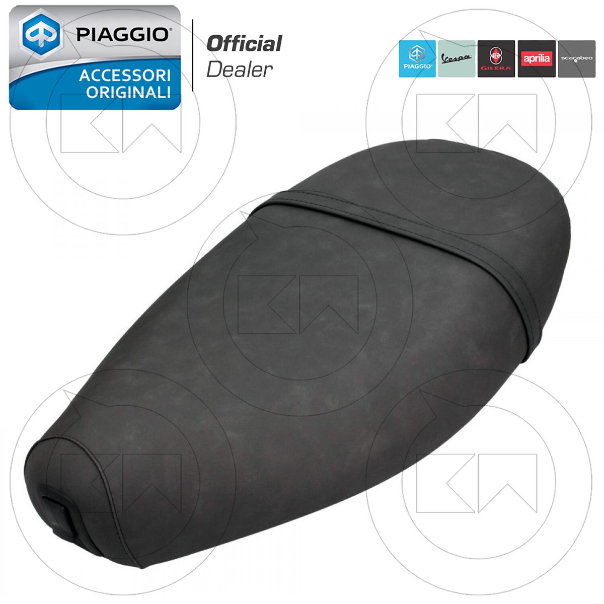 SELLA NERA SELLONE ORIGINALE PIAGGIO VESPA ET2 ET4 50 125