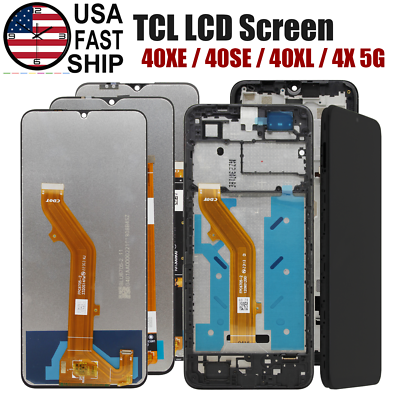 LCD Touch Screen Digitizer ± Frame For TCL 40X / 40 XE / 40 SE