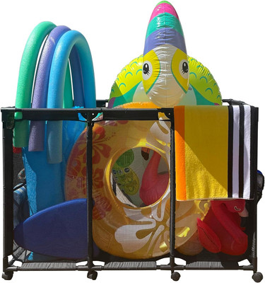 Pool Float Storage Organizer for Pool Noodles Floats Inflatables Towels - Ultima