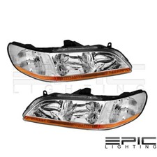Headlights For 1998-2000 Honda Accord Coupe - Left Right Sides Pair Headlights For 1998-2000 Honda Accord Coupe - Left Right Sides Pair
