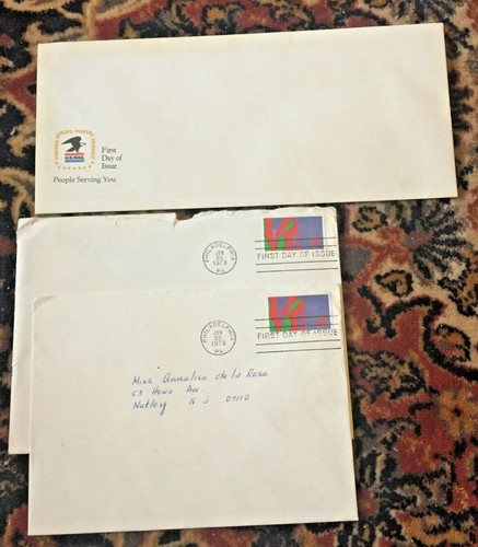 2 Love Stamps, Official First Day of Issue - 1 Eagle - Picture 1 of 3