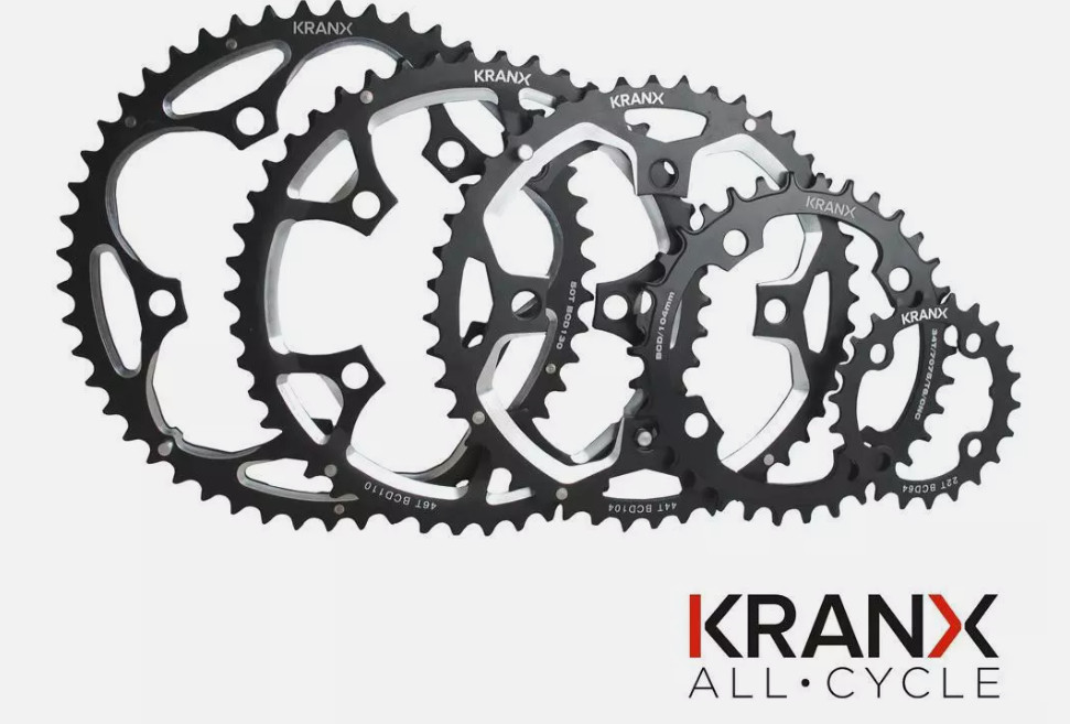KRANX 104BCD Narrow Wide Bike MTB Chainring 34T Single Tooth Chain Ring - NEW