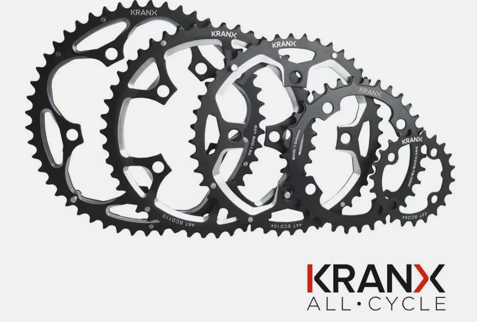 KRANX 104BCD Narrow Wide Bike MTB Chainring 34T Single Tooth Chain Ring - NEW