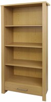 Wooden Oak Display Unit Book Shelves Organizer Home Office Study Room Furniture Wooden Oak Display Unit Book Shelves Organizer Home Office Study Room Furniture