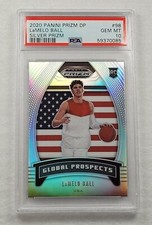 2020 LAMELO BALL Panini Silver Prizm DP #98-Global Prospects-Hornets-PSA 10