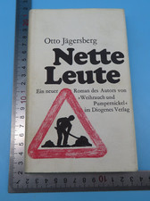 Nette Leute Roman Otto Jagersberg Hardback 1st 1967 Diogenes