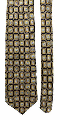 PFIZER Viagra Little Blue Pill Gold Drug Rep Promo %100 Silk Men s Neck Tie
