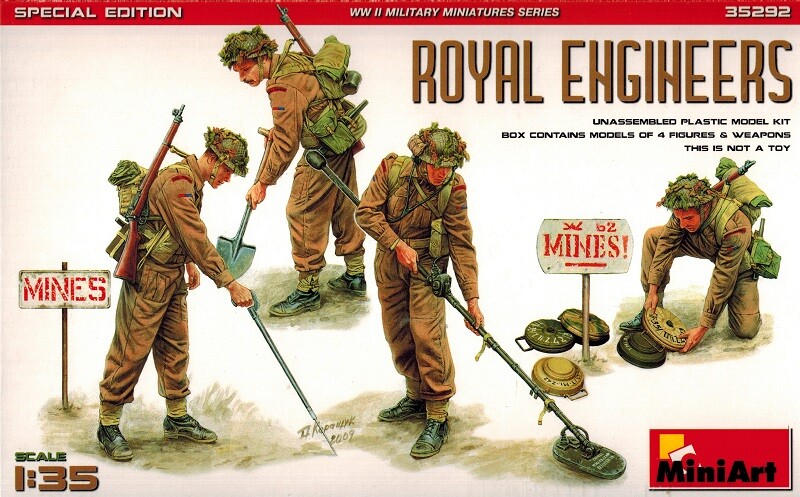 MiniArt 35292 Royal Engineers - britische Soldaten - 1:35