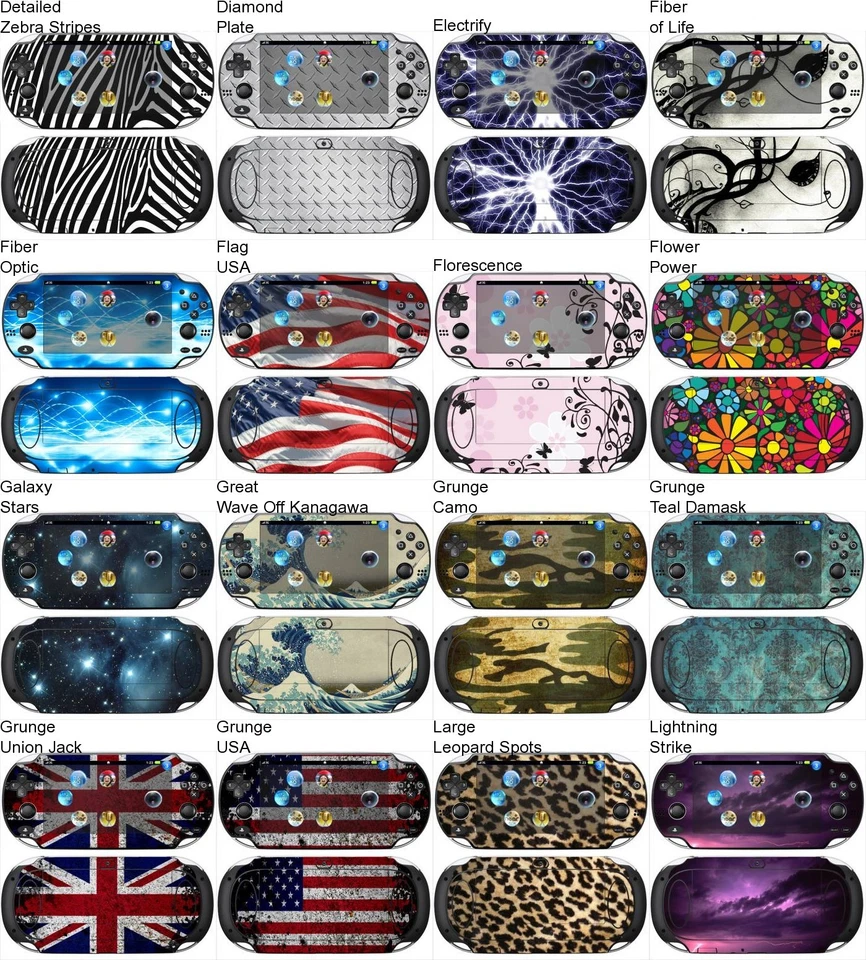 Elige cualquier 1 calcomanía de vinilo/diseño de piel para Sony PS Vita PCH-1000 - Compra 1 y obtén 1 gratis Foto 2 de 4