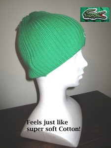 lacoste knitted hat