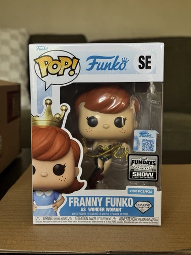 NEW FUNKO POP! FRANNY FUNKO AS WONDER WOMAN #SE DIAMOND 2100 PC DC *SHIPS NOW*!!