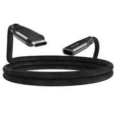 100W USB C Extension Cable 1FT, 20Gbps USB C 3.2 Male to Female Cord Data Tra...