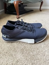 Under Armour TriBase Reign Cross Training Shoes Sz 10.5 Black/White 3021289-004