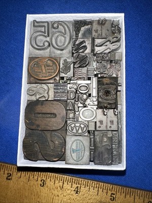 Printing Blocks Lead Ornamentals Borders Dingbats. Beautiful Variety!! LLC