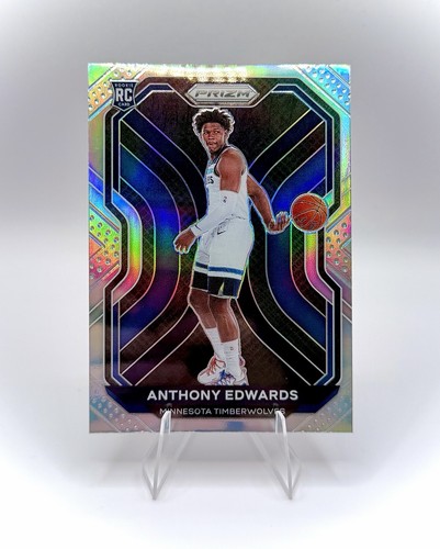 2020-2021 Panini Prizm #258 Anthony Edwards Rookie RC Silver Prizm - Picture 1 of 6