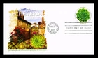 US COVER GREEN SUCCULENT GLOBAL FOREVER FIRST DAY ISSUE PANDA CACHET