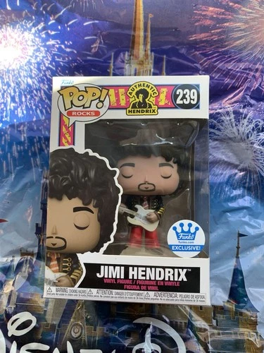 Funko Pop Rocks Jimi Hendrix #239 Funko Exclusive Vinyl Figure New As Is