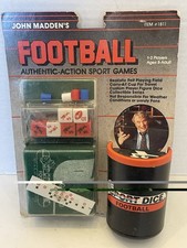 1990 Vintage John Madden Football Game Dice Collectible Rare New Sealed ALPS NFL