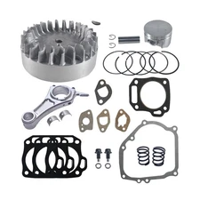 3.308" Billet Aluminum Connecting Rod And 10krpm Flywheel With 18lb Valve Spr...