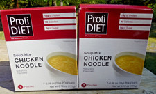 14 SERVINGS Proti Diet - Hi Protein Chicken Noodle Soup Mix - BB 07/25 Lot Bulk