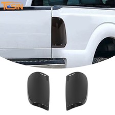 Smoked Black Side Rear Tail Light Cover Trim For Ford F250 F350 F450 F550 08-16