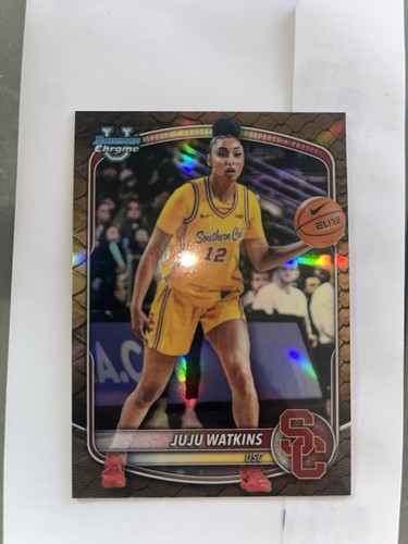 Topps 2024 Bowman Chrome U Prospects JuJu Watkins USC Trojans #BCP-96
