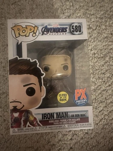 Funko Pop! Vinyl: Marvel - Iron Man (I Am Iron Man) (Metallic) Glows in the Dark