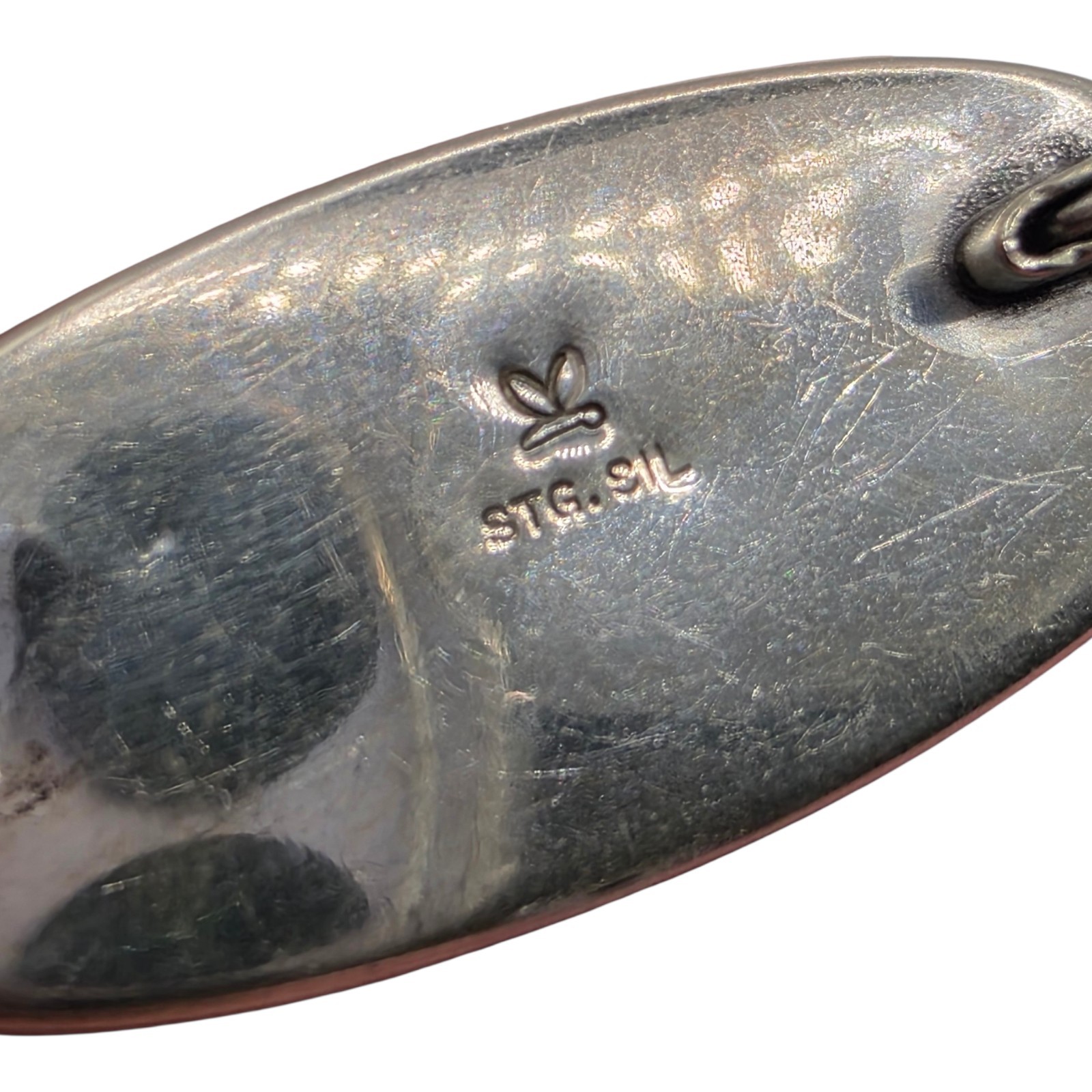 Solid 925 Sterling Silver Abalone Shell Vintage B… - image 5